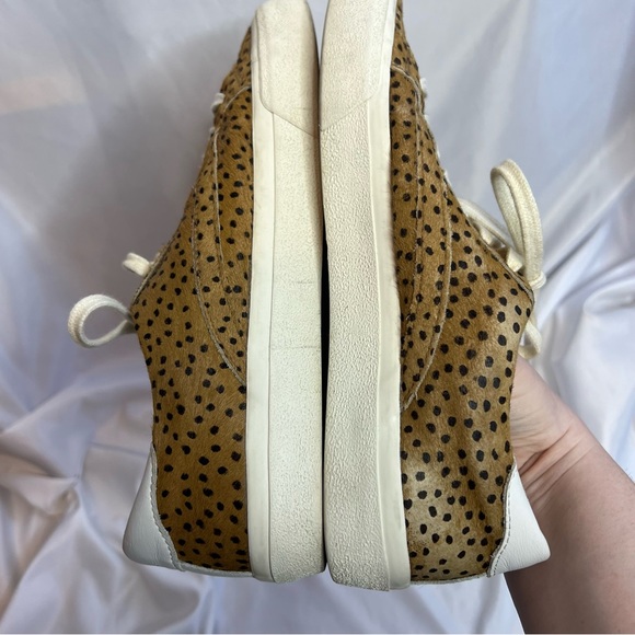 Madewell Sidewalk Low-Top Spot Dot Calf Hair Sneakers, size 8 - Picture 11 of 11